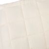 vidaXL Couverture lest&eacute;e Cr&egrave;me clair 137x200 cm 6 kg Tissu