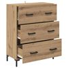vidaXL Buffet avec tiroir Ch&ecirc;ne artisanal 69,5 x 34 x 90 cm