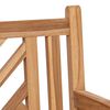 vidaXL banc Marron 228 x 60 x 90 cm Bois de teck massif