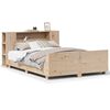 vidaXL Cadre de lit sans matelas 160x200 cm bois massif de pin