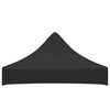 vidaXL Toit de tente de r&eacute;ception 2x2 m Noir 270 g/m&sup2;
