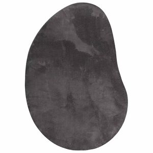 vidaXL Tapis de surface HUARTE Anthracite 100 x 200 cm Polyester
