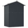 vidaXL Abri de jardin Anthracite 126x97,5x177 cm Acier galvanis&eacute;