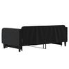 vidaXL Lit de jour avec lit gigogne noir 90x190 cm velours