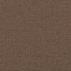 vidaXL Fauteuil avec repose-pied Marron 60 cm Tissu