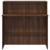 vidaXL Bureau de r&eacute;ception ch&ecirc;ne brun 100x50x103,5cm bois d'ing&eacute;nierie