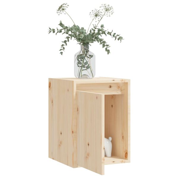 vidaXL Armoire murale 30x30x40 cm Bois de pin massif