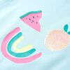 T-shirt pour enfants aqua clair 140
