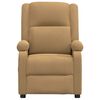 vidaXL Fauteuil inclinable Marron Velours