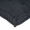 vidaXL Canap&eacute; modulaire 3 pcs Anthracite 120 x 80 x 38 cm tissu