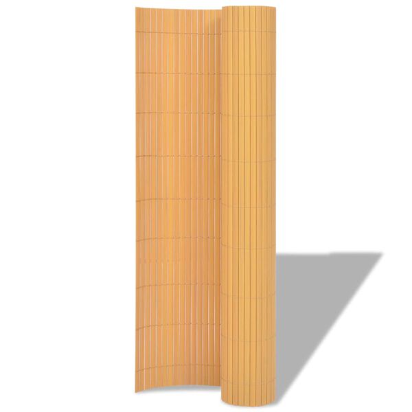vidaXL Cl&ocirc;ture de jardin Jaune 150 x 500 cm PVC