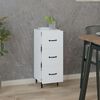 vidaXL Buffet blanc 34,5x34x90 cm bois d'ing&eacute;nierie
