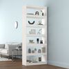vidaXL Biblioth&egrave;que/S&eacute;parateur de pi&egrave;ce Blanc 80x30x199,5cm Pin massif
