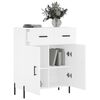 vidaXL Buffet blanc 69,5x34x90 cm bois d'ing&eacute;nierie