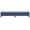 vidaXL Cadre de lit bleu 90x190 cm tissu