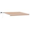 vidaXL Auvent r&eacute;tractable Multicolore 400 &times; 300 cm Tissu et Aluminium
