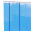 vidaXL Rideau de porte bleu 200 mmx1,6 mm 50 m PVC