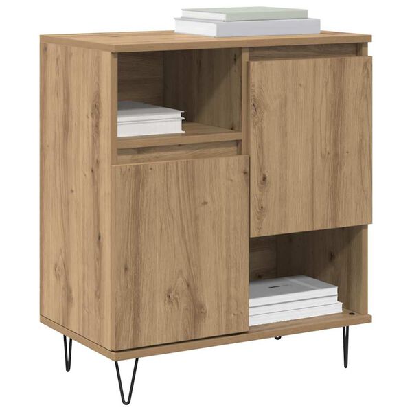 vidaXL Buffet 2 pcs Ch&ecirc;ne artisanal 60 x 35 x 70 cm
