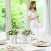 LECHUZA Jardini&egrave;re MINI DELTINI ALL-IN-ONE Blanc