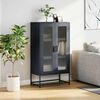 vidaXL Buffet haut anthracite 68x39x123 cm acier