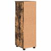 vidaXL Cabinet de salle de bain avec porte Ch&ecirc;ne fum&eacute; 30 x 35 x 95 cm