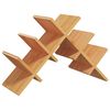 vidaXL Casier &agrave; vin pour 5 bouteilles 41x15x25 cm bambou