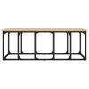 vidaXL Table basse ch&ecirc;ne sonoma 100x50x35,5 cm bois d'ing&eacute;nierie
