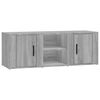 vidaXL Meuble TV Sonoma gris 100x31,5x35 cm Bois d'ing&eacute;nierie