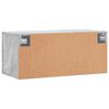 vidaXL Armoire murale gris b&eacute;ton 80x36,5x35 cm bois d'ing&eacute;nierie