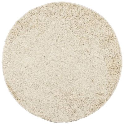 vidaXL Tapis shaggy PAMPLONA poils longs moderne doré Ø 240 cm