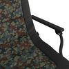 vidaXL Chaise de p&ecirc;che avec accoudoir pliable camouflage