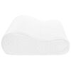 vidaXL Coussin de sommeil Uni Blanc 50 x 30 x 10,5 cm