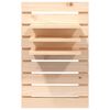 vidaXL &Eacute;tag&egrave;res de chevet murales 2 pcs Bois de pin massif