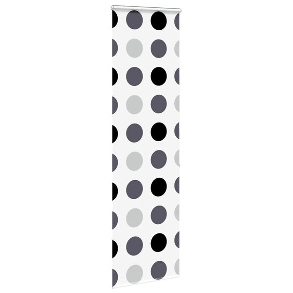 vidaXL Store enrouleur de douche avec cassette largeur du tissu 76 cm