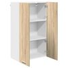 vidaXL Armoire suspendue avec stockage Ch&ecirc;ne Sonoma 60 x 31 x 100 cm