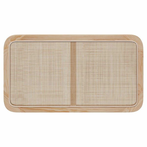 vidaXL Tête de lit avec tête de lit Naturel 100 x 55 x 3 cm Rotin