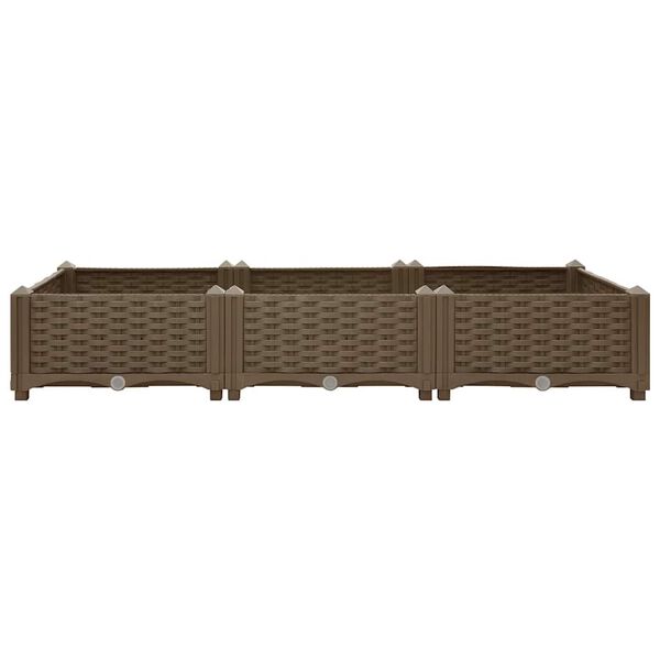 vidaXL Lit sur&eacute;lev&eacute; 120x40x23 cm Polypropyl&egrave;ne