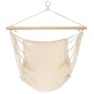 vidaXL Hamac pliable Cr&egrave;me