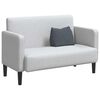 vidaXL Coussin de Dos Gris fonc&eacute; 45 x 20 x 35 cm