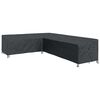 vidaXL Housse pour meubles 355 x 275 x 80 cm Tissu Oxford 420D Forme L