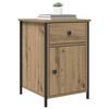 vidaXL Cabinet de chevet 2 pcs Ch&ecirc;ne artisanal 40 x 42 x 60 cm