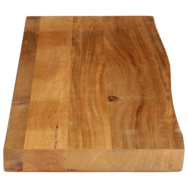 vidaXL Dessus de table &agrave; bord vivant 100x20x3,8cm bois massif manguier