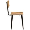 vidaXL Chaises &agrave; manger lot de 2 44x40x80 cm Bois de manguier solide