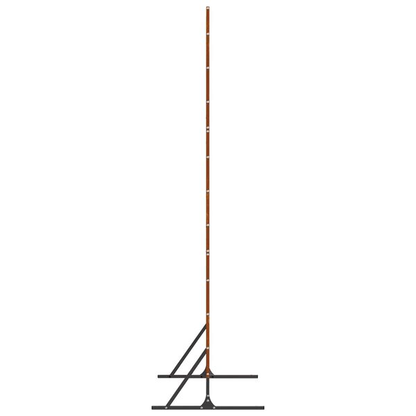 vidaXL &Eacute;cran de confidentialit&eacute; Gris 100 x 50 x 180 cm Acier patin&eacute;