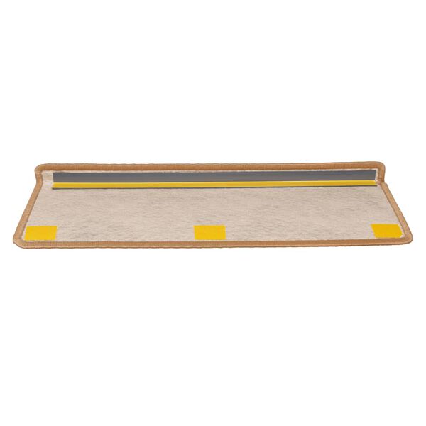 vidaXL Tapis d'escalier autocollants 30 pcs 65x21x4 cm sisal