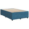 vidaXL Sommier &agrave; lattes de lit et matelas bleu 120x200 cm velours