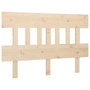 vidaXL T&ecirc;te de lit 143,5x3x81 cm Bois massif de pin