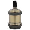 vidaXL Douilles de lampe 2 pcs bronze E27
