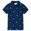 Polo pour enfants bleu marine 128
