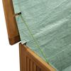 vidaXL Bo&icirc;te de rangement de jardin 150x50x58 cm bois d'acacia solide